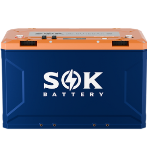 Batterie au lithium - SOK 24V 150Ah avec boitier de plastique