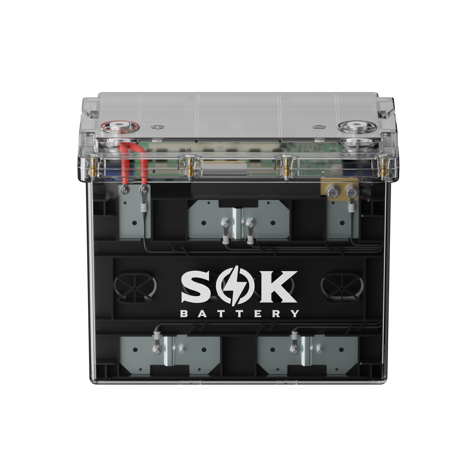 SOK SK12V100PC batterie lithium 12V 100Ah boitier plastique transparent