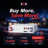 SOK SK48V100N batterie lithium 48V 100Ah rack 3U